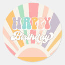 Search for rainbow cupcake stickers Happy birthday