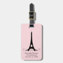 Search for paris luggage tags Girly