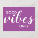 Search for good vibes postcards Encouragement