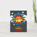 Search for superhero birthday cards Colourful
