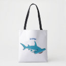 Search for shark tote bags Cartoon