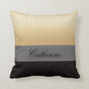 Search for black and gold stripes cushions Yellow