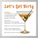 Search for cocktail recipe posters Martini