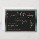 Search for cheers to 60 years birthday invitations Party