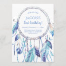 Search for dream catcher birthday invitations Blue