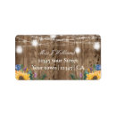 Search for party lights return address labels Bridal shower