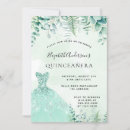 Search for enchanted quinceanera invitations Green