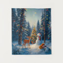 Search for cute tapestries Christmas tree