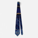 Search for monogram letter ties Navy blue