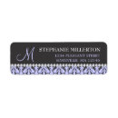 Search for purple damask return address labels Pattern