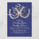 Search for horseshoe wedding invitations Western