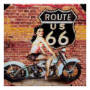 Search for vintage route 66 art Motorcycle