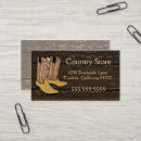Search for cowboy boots business cards Wood