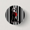 Search for black white panda badges Kawaii