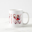 Search for red candy cane mugs White