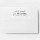Search for back flap envelopes Preaddressed