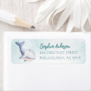 Search for whales return address labels Under the sea