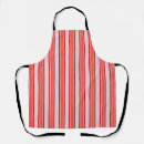 Search for red stripe aprons Lines