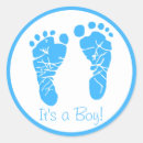 Search for blue baby footprints stickers Cute