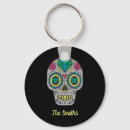 Search for day of the dead key rings Skull