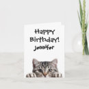 Search for tabby cat birthday cards Humour