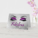 Search for purple glitter birthday cards For her