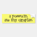 Search for possum bumper stickers Funny