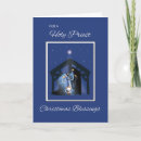 Search for creche christmas cards Manger