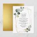 Search for abstract 4x5 invitations Gold