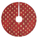 Search for gingerbread tree skirts Red