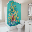 Search for tentacles shower curtains Blue