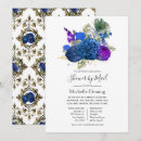 Search for peacock bridal shower invitations Gold