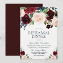 Search for marsala rehearsal dinner invitations Elegant