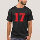 Search for number 17 tshirts Jersey