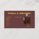 Search for antiques and collectibles business cards Furniture