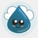 Search for water drop stickers Blue