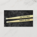 Search for drumstick business cards Percussion