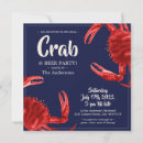 Search for blue crab invitations Vintage