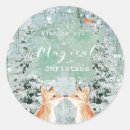 Search for fox in snow stickers Woodland