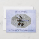 Search for dragonfly birthday invitations Insect