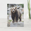 Search for grizzly bear cards Portrait
