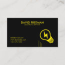 Search for lamp business cards Bulb