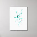 Search for stag canvas prints Watercolor