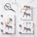 Search for safari christmas wrapping paper Zebra