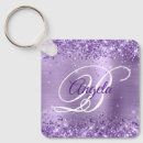 Search for purple square key rings Feminine