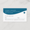 Search for medical appointment cards Reminder