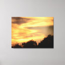 Search for pine trees canvas prints Sunset