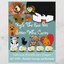 Search for pet sitter flyers Business