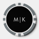 Search for poker chips Black and white