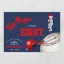 Search for baseball 2nd birthday invitations Red white blue